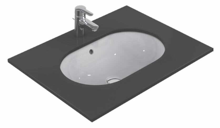 Lavoar Ideal Standard Connect Oval 55x38cm montare sub blat