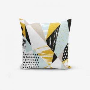 Față de pernă cu amestec din bumbac Minimalist Cushion Covers Liandnse Modern Geometric Sekiller, 45 x 45 cm