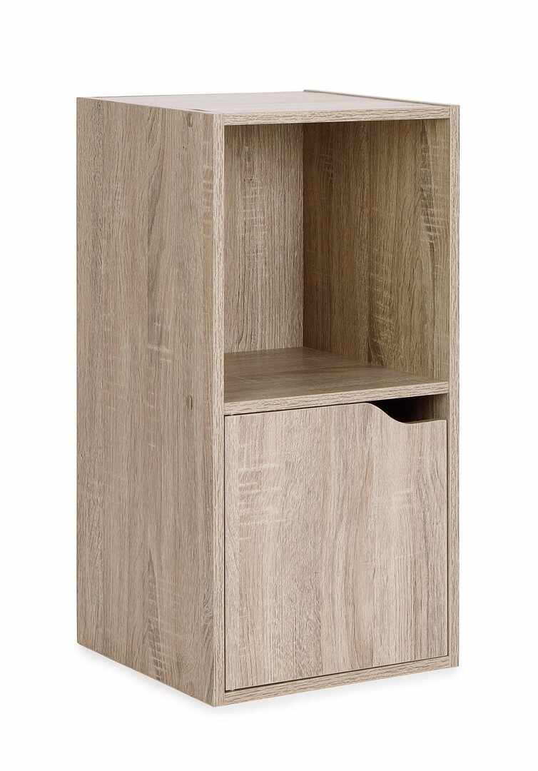 Cabinet din pal, cu 1 usa, Maelle Stejar Sonoma, l30xA29xH61 cm