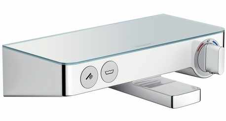 Baterie cada termostatata Hansgrohe Tablet Select 300 crom-alb