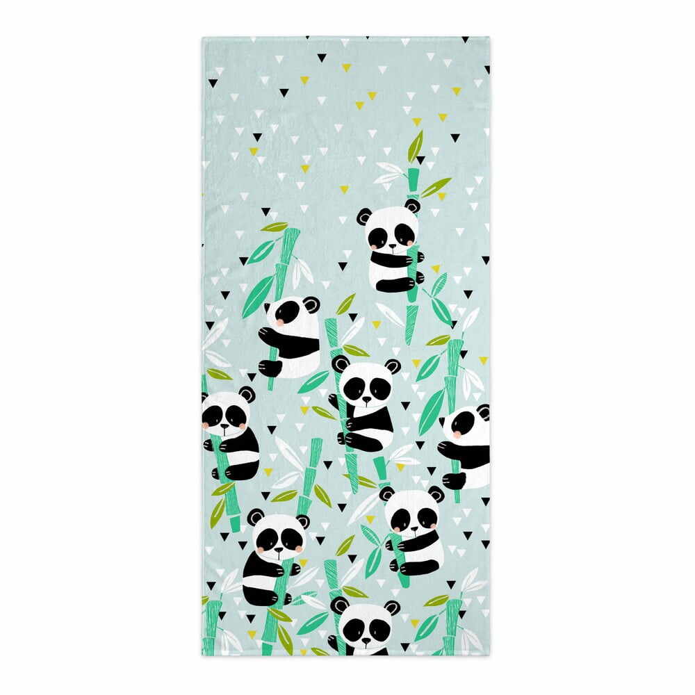 Prosop pentru copii verde deschis 150x70 cm Panda – Moshi Moshi