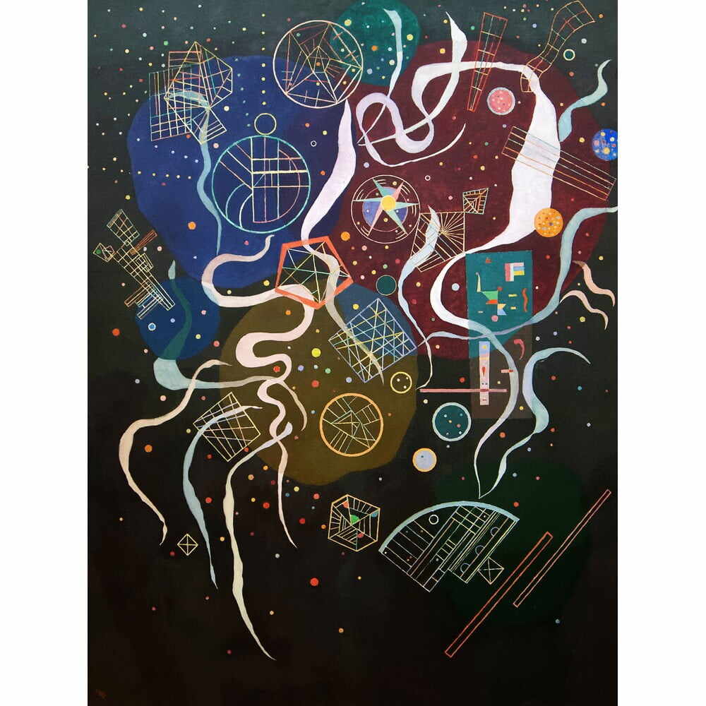 Tablou - reproducere 50x70 cm Mouvement I, Wassily Kandinsky – Fedkolor