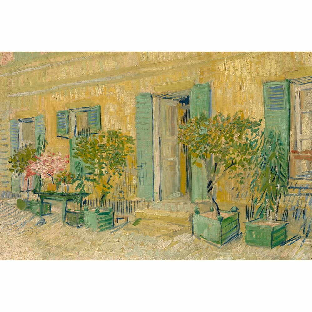 Tablou - reproducere 60x40 cm Exterior of a Restaurant in Asnières, Vincent van Gogh – Fedkolor
