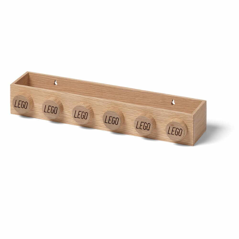 Raft de perete din lemn pentru copii LEGO® Wood